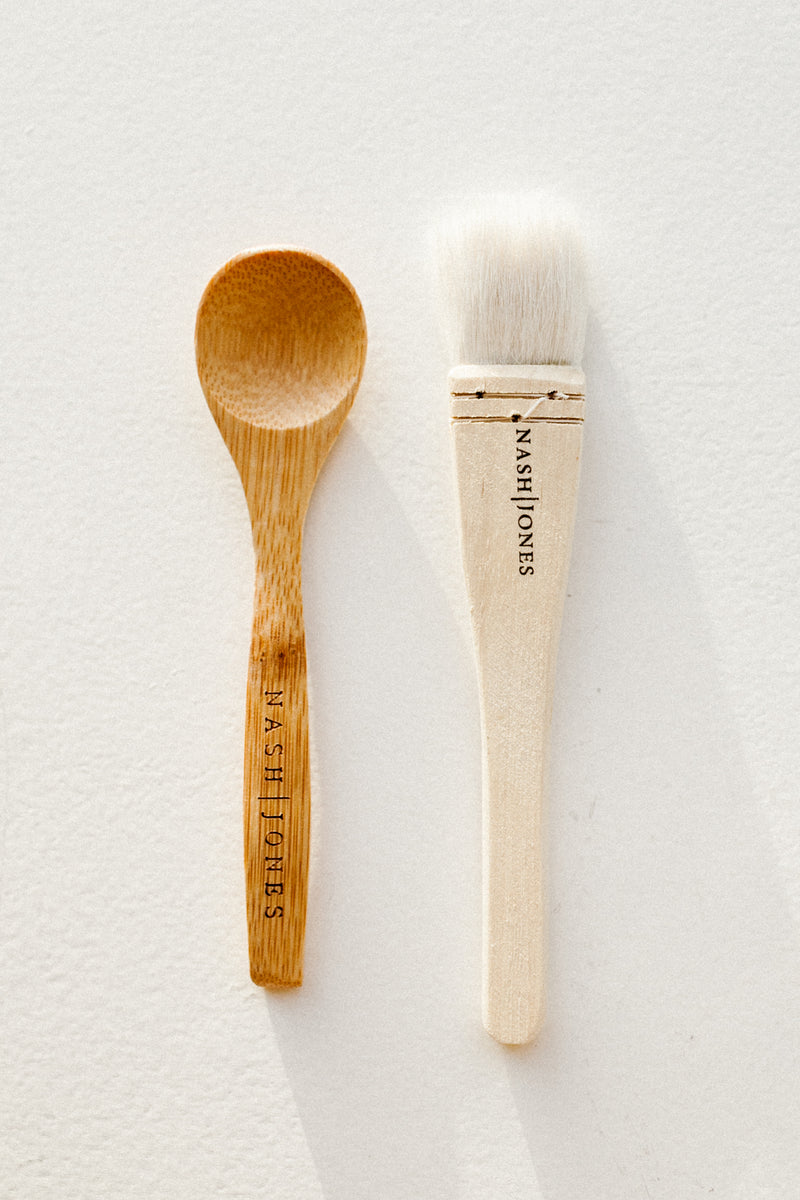 Hake Brush and Bamboo Spoon – September
